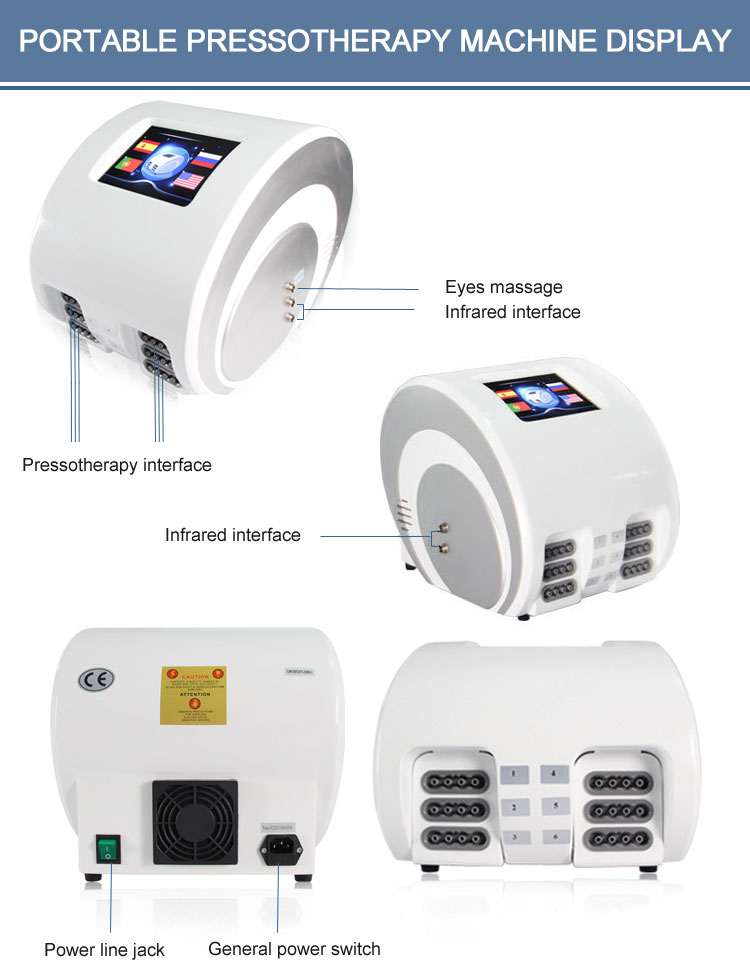 pressure lymphatic drainage macssage machine